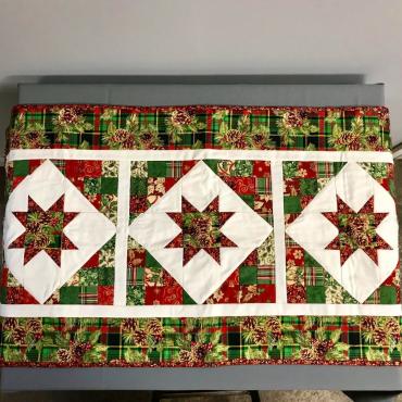 Hand Crafted Christmas Table Runner